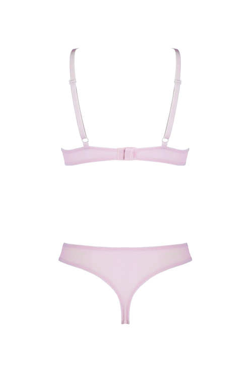 Avanua Pamela set Nocna komplet biustonosz + stringi, pink
