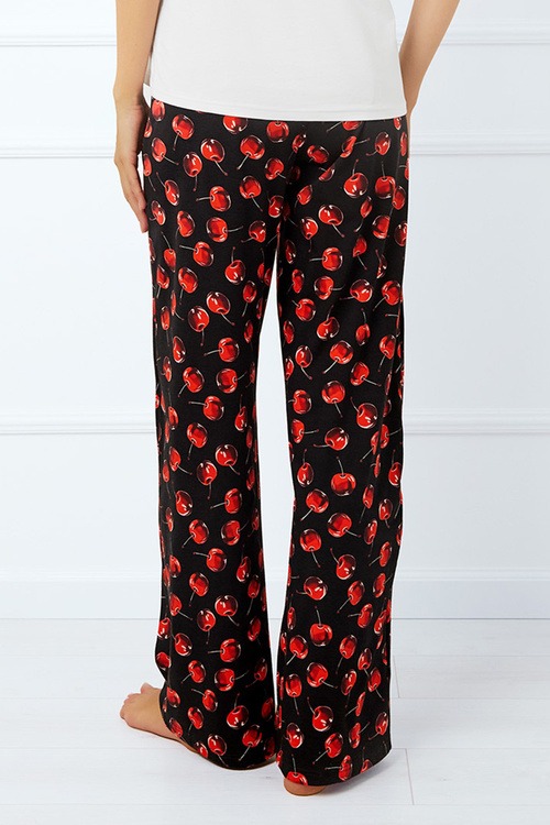 Italian Fashion Cherry dł.sp. Spodnie dres, druk/czarny