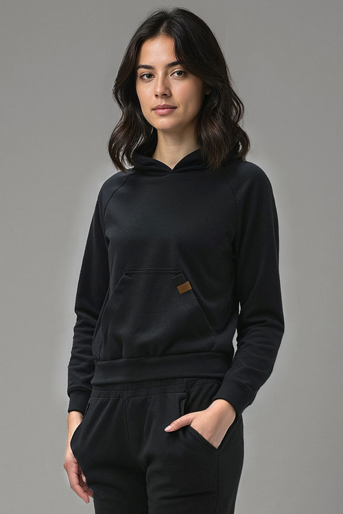 Vivisence 9003 Bluza nierozpinana, czarny