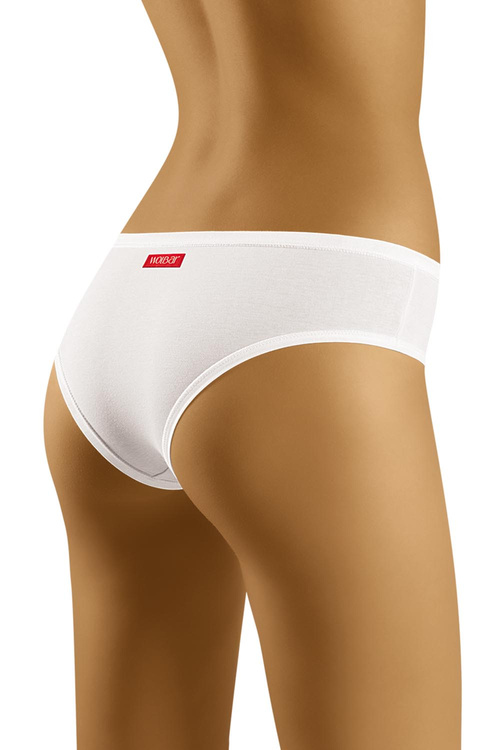 Wol-Bar Soft Sleek Majtki figi, biały