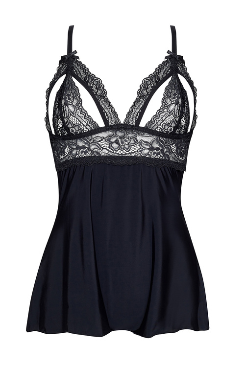 Beauty Night Sarina teddy BN6602 Боді сексуальні, чорний