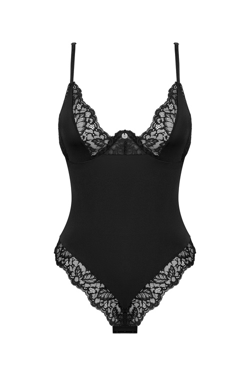 Obsessive Bellastia teddy Body sexy, czarny