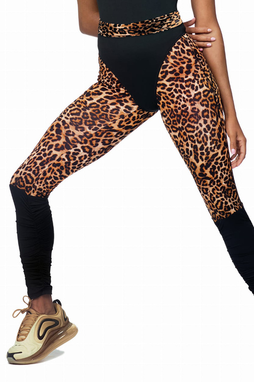 Reviver L9016/0 Legginsy fitness, panterka