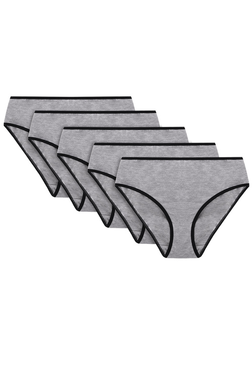 Vivisence 4016 5-pack Трусики трусики, сірий