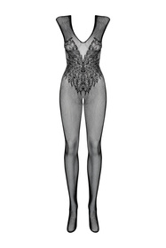 Obsessive Bodystocking N112 Body bodystocking, czarny