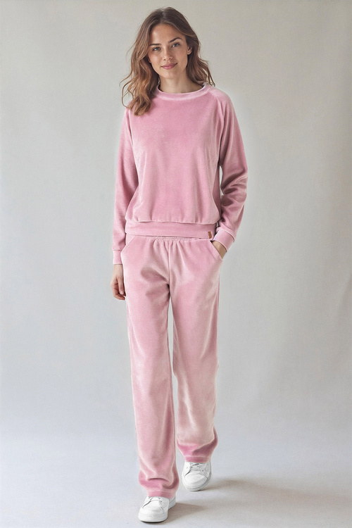 Vivisence 9206kmpl Komplet bluza+spodnie, pudrowy róż
