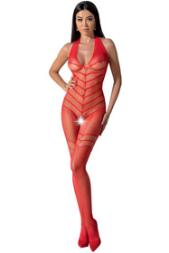 Passion BS100 Body bodystocking, red