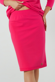 Italian Fashion Stella midi Spódnica dresowa, fuksja