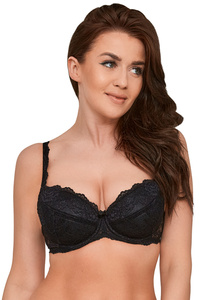 Gaia 1161 Kasjana Biustonosz push-up, czarny