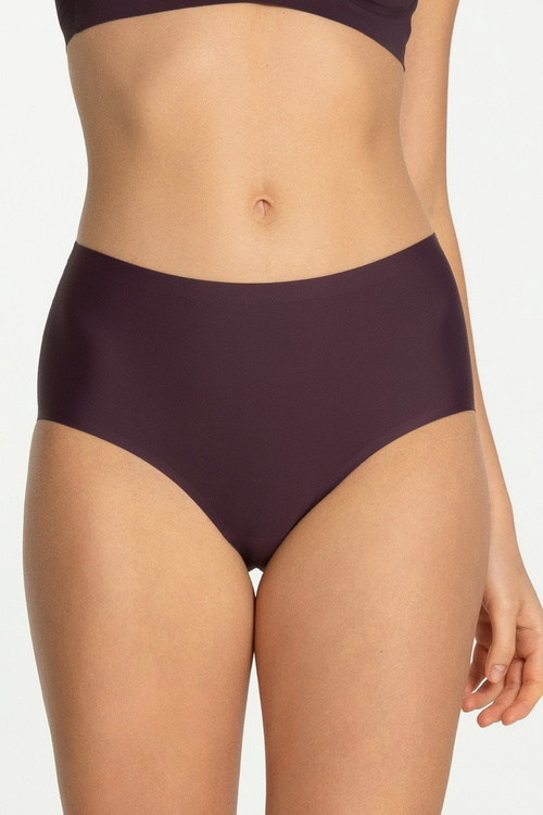 Julimex Simple Maxi Majtki wysokie figi, dark plum