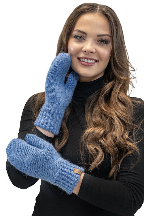 Vivisence 7015 Kmpl+R Komplet czapka+szalik+rękawiczki, jeans