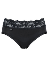 Sloggi 10031896 Romance Midi Majtki figi, 0004-black