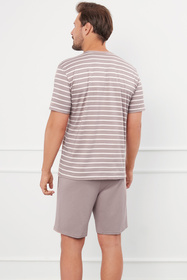 Italian Fashion Bert kr.r. kr.sp. Nocna piżama, cappuccino