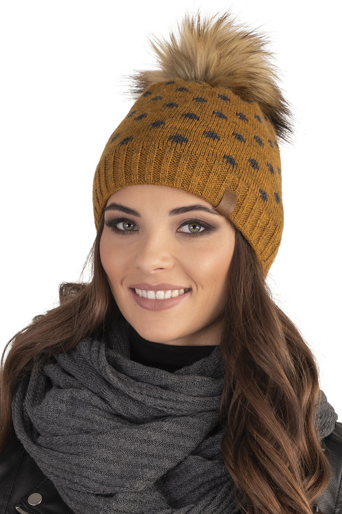 Vivisence 7033 Nakrycie głowy czapka, żółty