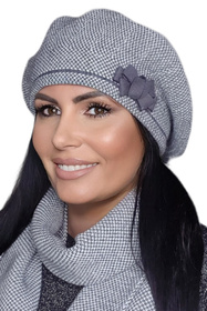 Kamea Helena Nakrycie głowy beret, grafit