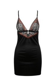 Casmir Mirella chemise Nocna komplet koszulka + stringi, black