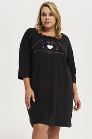 Italian Fashion Galia r.3/4 Nocna koszula, granat