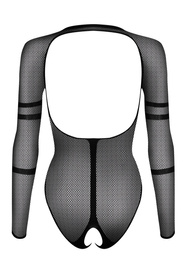 Obsessive B137 teddy Body sexy, czarny