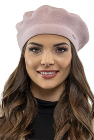 Vivisence 7005 Nakrycie głowy beret, różowy