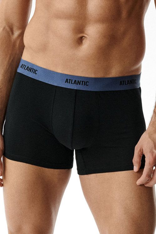 Atlantic 3MH-0111 3-pack Трусики боксерки, чорний