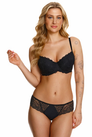 Lupo 151 Biustonosz push-up, czarny