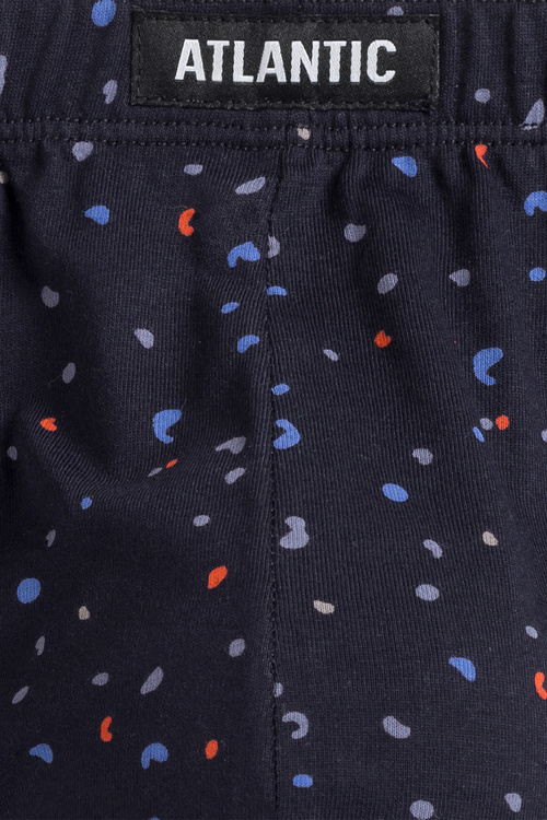 Atlantic 3MP-165 3-pak Majtki slipy, grafit/indygo/granat