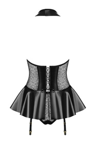 Obsessive 859-COR-1 Gorset sexy, czarny