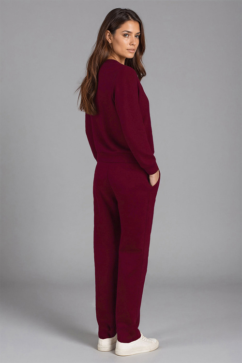 Vivisence 9205kmpl Komplet bluza+spodnie, bordowy