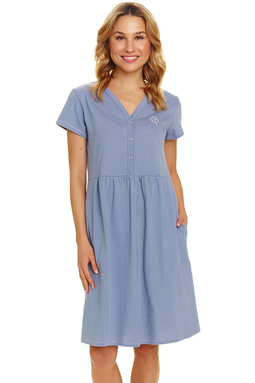 Doctor Nap TCB.5336 Nocna koszula, sky blue