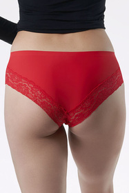 Julimex Cheekie brasil Majtki figi, czerwony