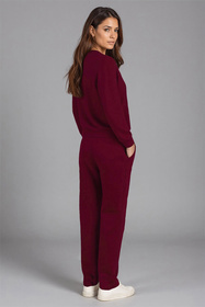 Vivisence 9205kmpl Komplet bluza+spodnie, bordowy