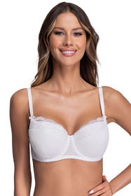 Ava 2112 Azalea Biustonosz usztywniany, white