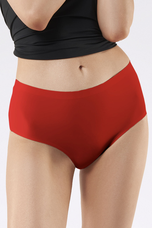 Julimex Simple Brasil Maxi Majtki wysokie figi, czerwony