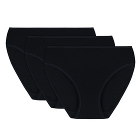 Vivisence 4002 3-pack Majtki figi, czarny