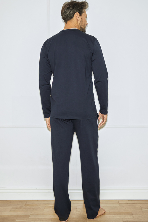 Italian Fashion Zbyszek dł.r. dł.sp. Nocna piżama, granat/granat
