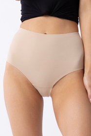 Julimex Amber Maxi Majtki wysokie figi, beżowy
