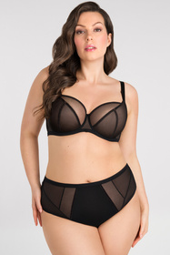 Gorsenia K824 Just Black Biustonosz miękki, czarny