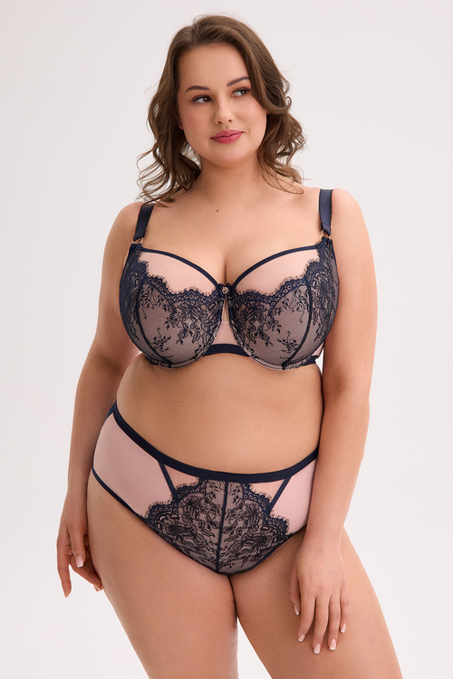 Gaia 1273P Aina Majtki figi, granatowo-różowy