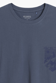 Atlantic NMP-410 Нічна піжама, синій/темно-синій
