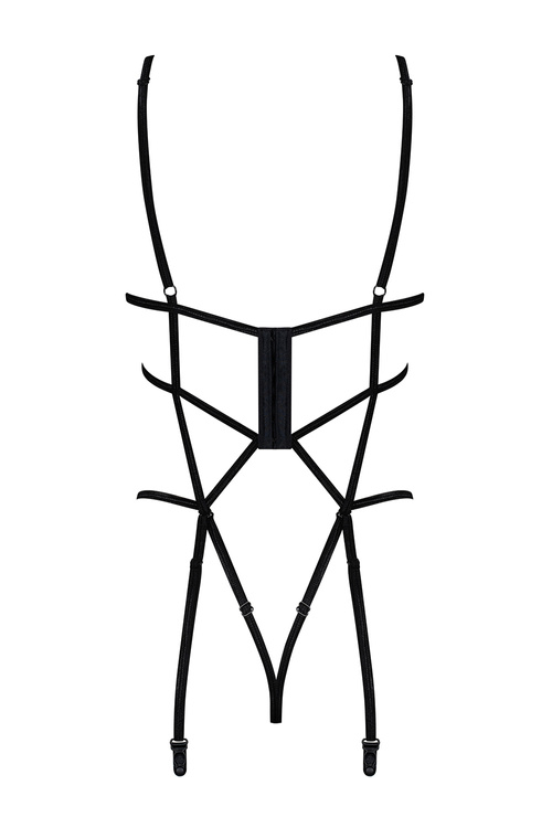 Obsessive Badossa teddy Body sexy, czarny