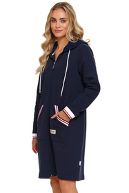 Doctor Nap SMZ.4508 Nocna szlafrok, navy blue