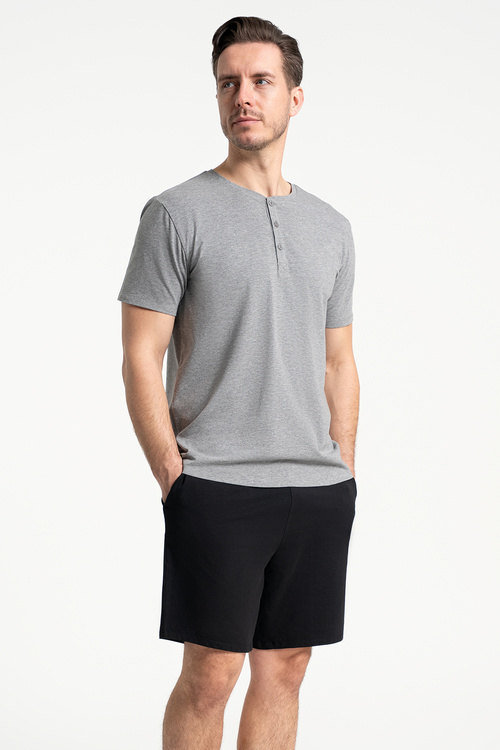 Moraj PDM3700-006 Nocna piżama, grey melange