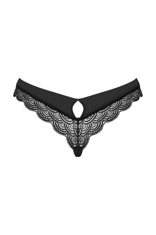 Obsessive Chemeris panties Majtki figi, czarny