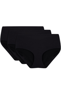 Vivisence 4013 3-pack Трусики високі трусики, чорний