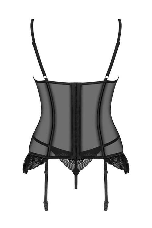 Obsessive Serena Love corset Gorset sexy, czarny