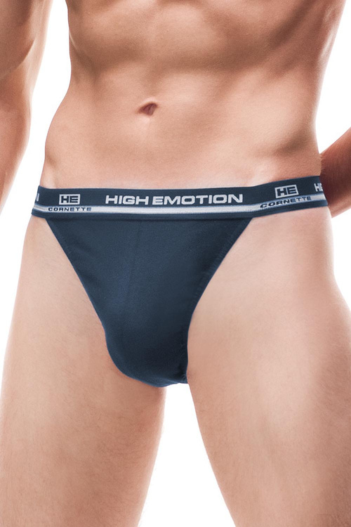 Cornette String High Emotion Majtki stringi, jeans