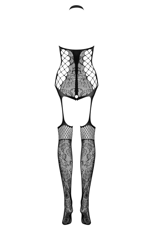 Obsessive Bodystocking F240 Body bodystocking, czarny