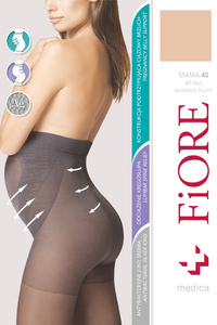 Fiore Mama 40 den M5209 Wyrób pończoszniczy rajstopy, natural