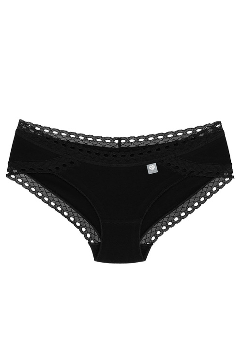 Wol-Bar Diamond 3514 Majtki figi, czarny