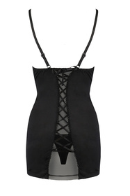 Avanua Melek chemise Nocna komplet koszulka + stringi, black
